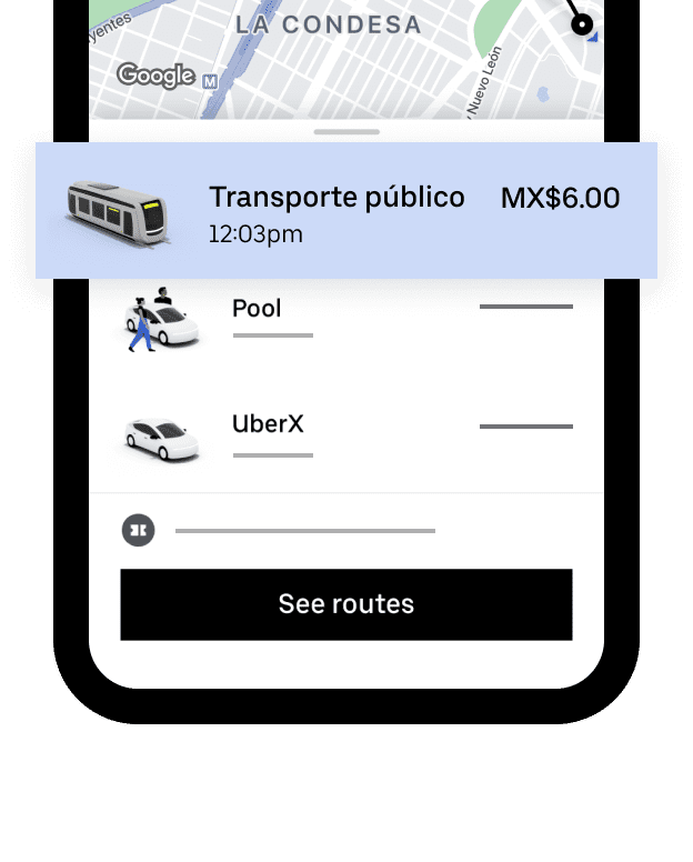 UBER Transit en CDMX 1