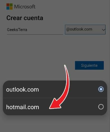 crear cuenta hotmail correo 1
