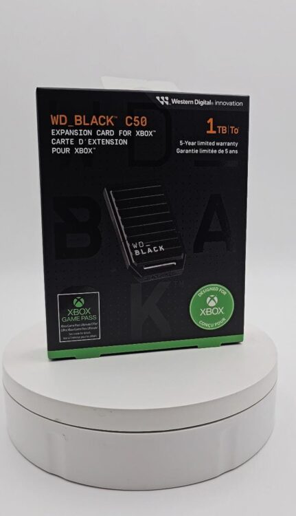 WD Black c50, caja del producto.