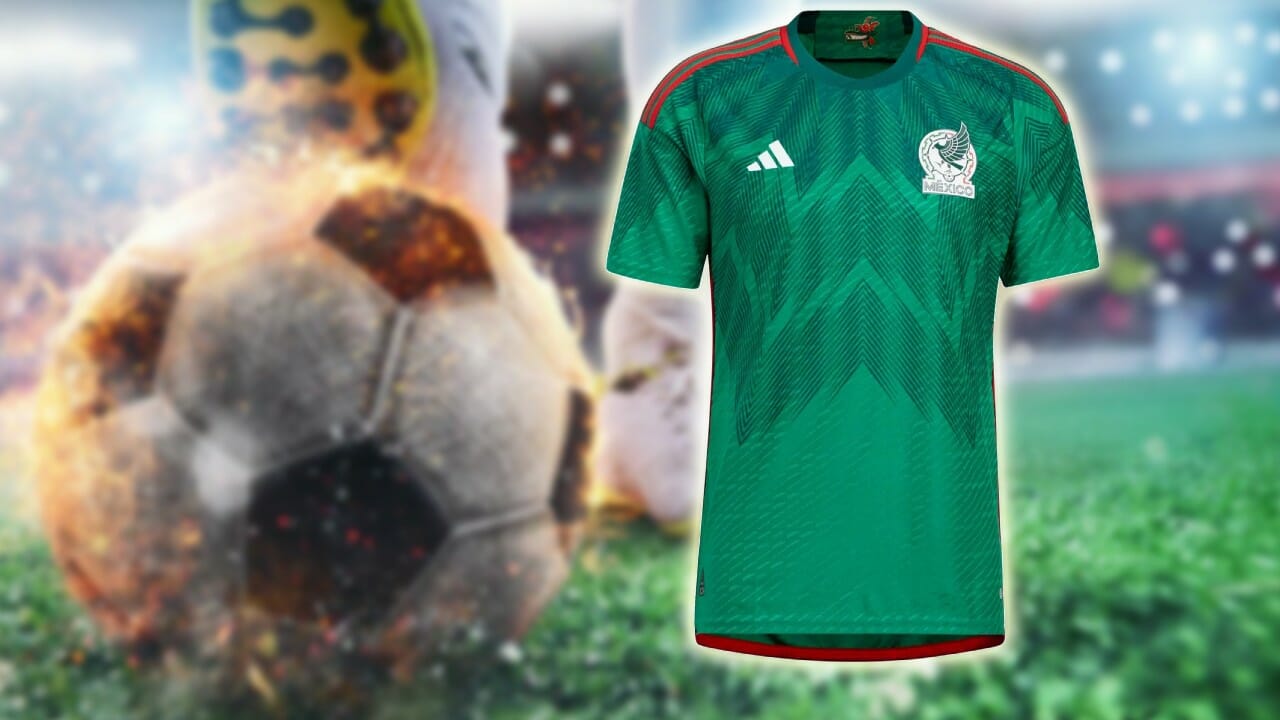 Disponible la camiseta oficial de México, (Copa Mundial FIFA Qatar 2022) en Mercado Libre