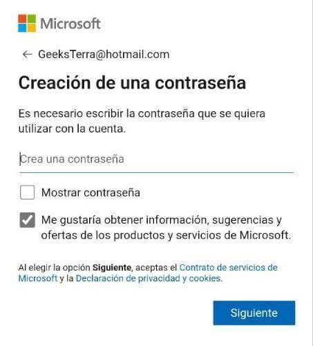 crear contasena hotmail 1