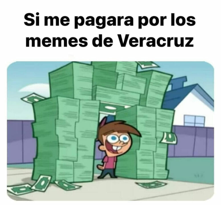 Si me pagaran por ver memes de veracruz