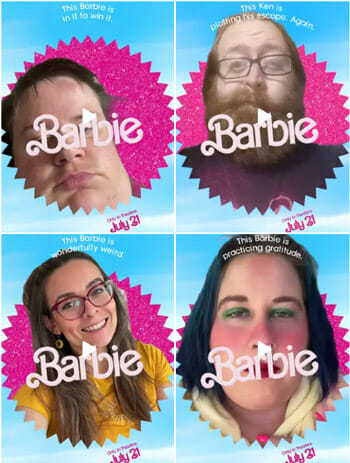 Barbie Selfie Generator en TokTok