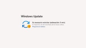Windows update reinicio
